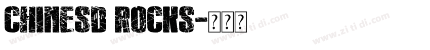chinesd rocks字体转换